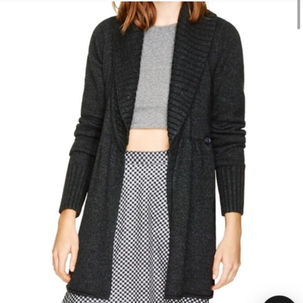 Aritzia Black Cardigan Sweater